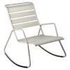 Rocking Chair FERMOB Monceau - Gris Argile -Mobilier De Jardin monceau rocking chair gris argile
