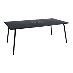 Table De Jardin 8 Personnes FERMOB Monceau 194 X 94 Cm - Carbone