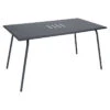 Table De Jardin 6 Personnes FERMOB Monceau 146 X 80 Cm - Carbone
