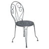 Chaise De Jardin Empilable FERMOB Montmartre - Carbone -Mobilier De Jardin montmartre chaise carbone 1