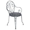 Fauteuil De Jardin Empilable FERMOB Montmartre - Carbone -Mobilier De Jardin montmartre fauteuil carbone 1