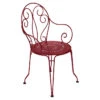 Fauteuil De Jardin Empilable FERMOB Montmartre - Piment -Mobilier De Jardin montmartre fauteuil piment 1