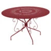 Table De Jardin 8 Personnes FERMOB Montmartre Ø 117 Cm - Piment 2 Table De Jardin 8 Personnes FERMOB Montmartre Ø 117 Cm - Piment -Mobilier De Jardin montmartre table d117 piment 1