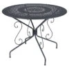 Table De Jardin 4 Personnes FERMOB Montmartre Ø 96 Cm - Carbone