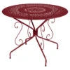 Table De Jardin 4 Personnes FERMOB Montmartre Ø 96 Cm - Piment -Mobilier De Jardin montmartre table d96 piment 1