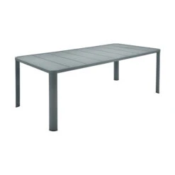 Table De Jardin 10 Personnes FERMOB Oléron 205 X 100 Cm - Gris Orage