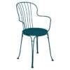 Fauteuil De Jardin Empilable FERMOB Opéra + - Bleu Acapulco -Mobilier De Jardin opera bridge bleu acapulco 1