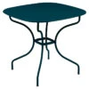 Table De Jardin 4 Personnes FERMOB Opéra + 82 X 82 Cm - Bleu Acapulco -Mobilier De Jardin opera premium carronde bleu acapulco 1