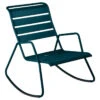 Rocking Chair FERMOB Monceau - Bleu Acapulco -Mobilier De Jardin rocking chair monceau fermob bleu acapulco 1