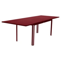 Table De Jardin 8 à 10 Personnes Avec Rallonge FERMOB Costa 160 / 240 X 90 Cm - Piment