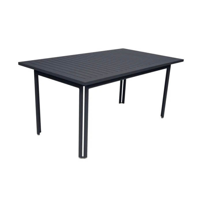 Table De Jardin 6 Personnes FERMOB Costa 160 X 80 Cm - Carbone 3 Table De Jardin 6 Personnes FERMOB Costa 160 X 80 Cm - Carbone