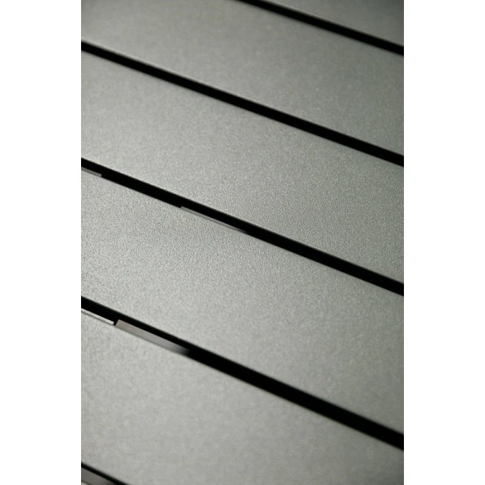 Table De Jardin 6 Personnes FERMOB Costa 160 X 80 Cm - Carbone 5 Table De Jardin 6 Personnes FERMOB Costa 160 X 80 Cm - Carbone – Image 3