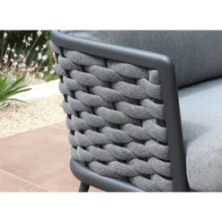 Salon De Jardin Bas Proloisirs Tim - 1 Canapé / 2 Fauteuils / 1 Table Basse -Mobilier De Jardin tp143 salon jardin bas proloisirs tim materiau